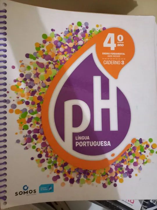 Livros de língua portuguesa e matemática 4 ano fundamental 
