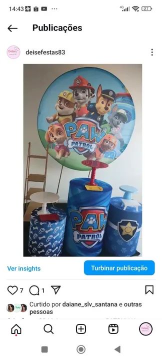 Decoração de Festa Paw Patrol - Foto 4
