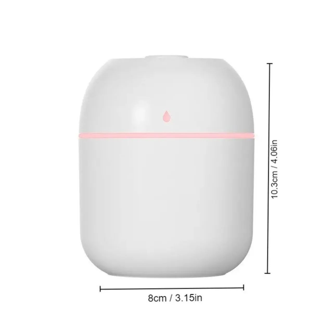 Mini Umidificador De Ar Portátil Purificador - Usb - Lâmpada