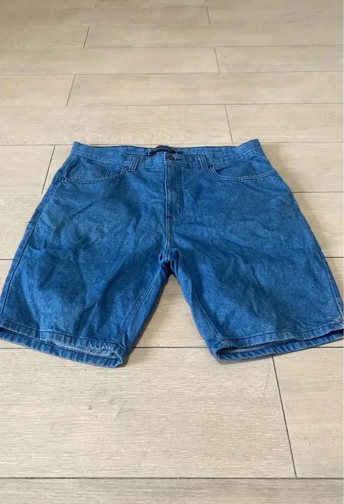 Bermuda Jeans Bermudão Tamanho 50 - Foto 2
