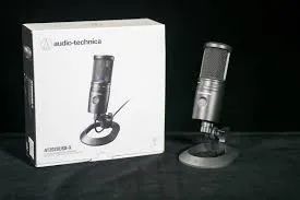 Microfone cardióide Audio-Technica at2020usb-x  novo na cauxa - Foto 4