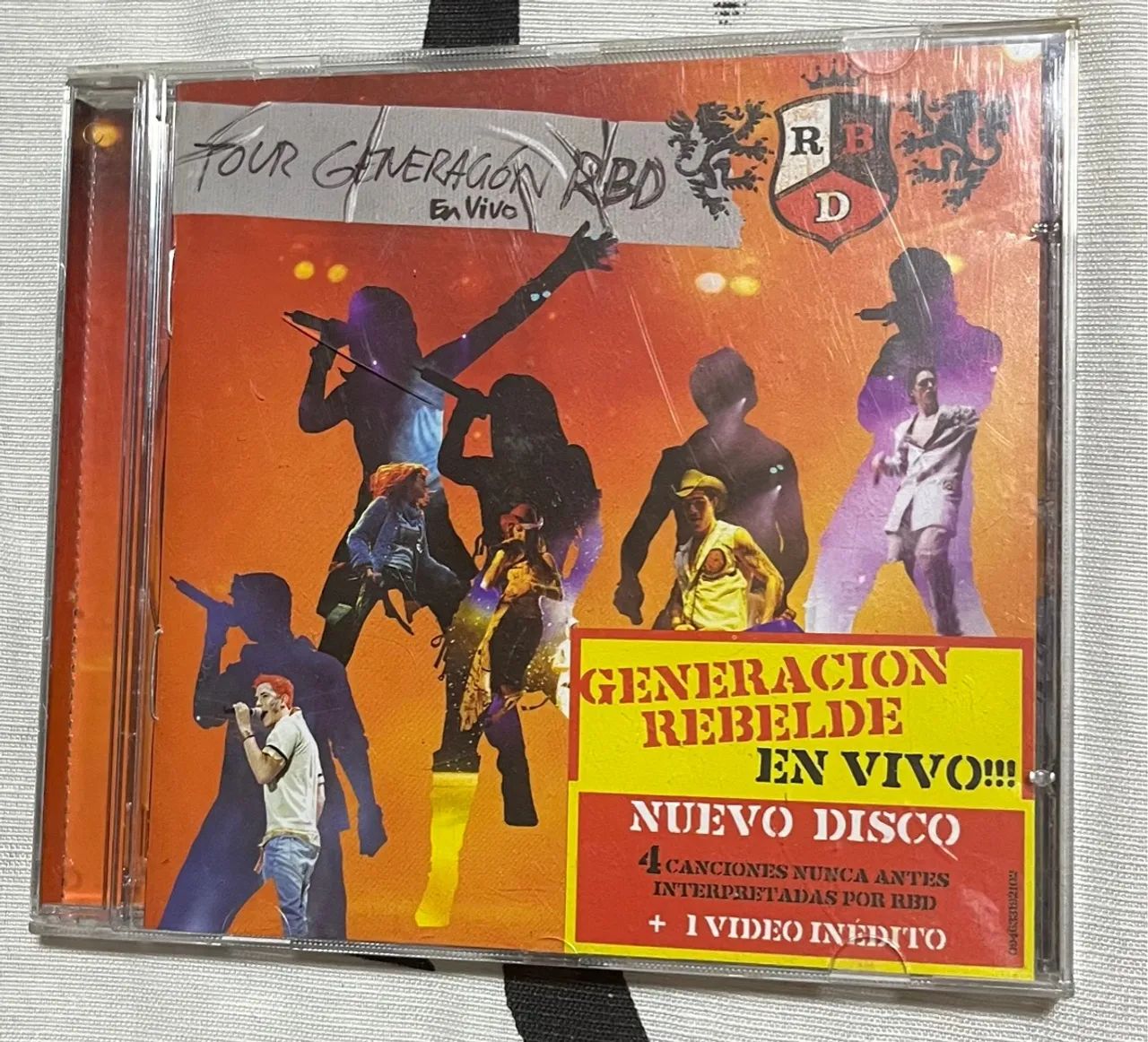 CD RBD Tour Generación RBD En Vivo