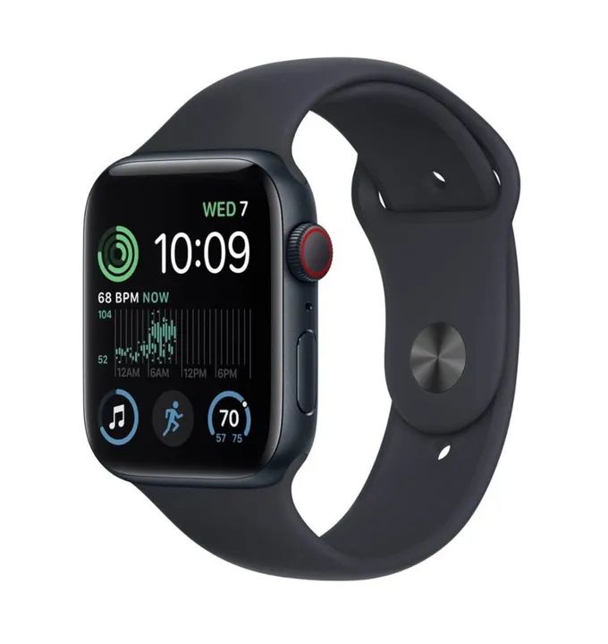 Apple Watch SE 2 GPS+Cell 44mm cor Midnight Preto