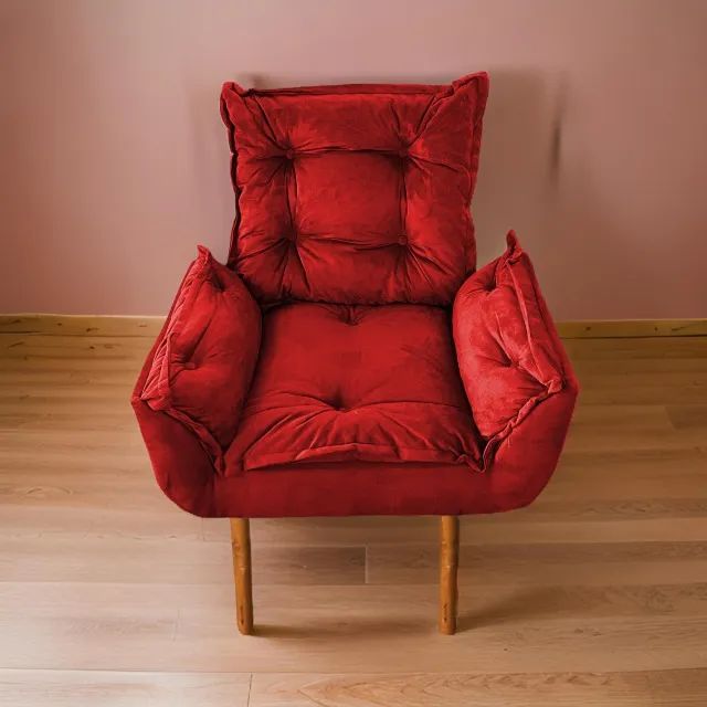 Poltrona de Luxo - Na compra de duas, ganhe um puff tripé grátis!! - Foto 5