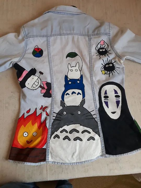 Jaqueta Studio Ghibli customizada