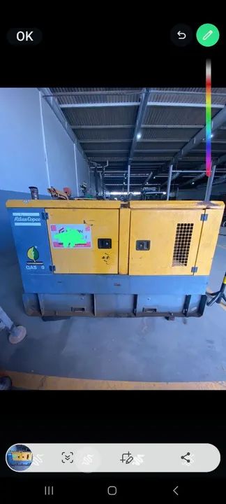 Gerador Atlas Copco -pekins 39/36.5  KVA manual 2014