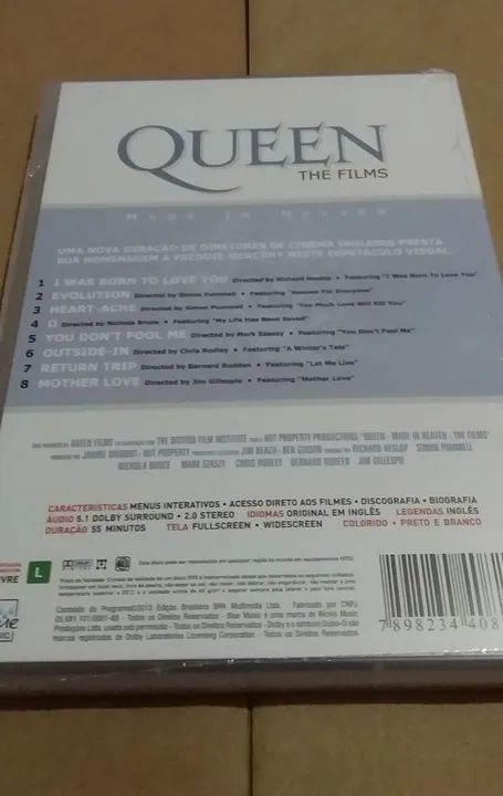 DVD Queen - Made In Heaven - Lacrado - Foto 2
