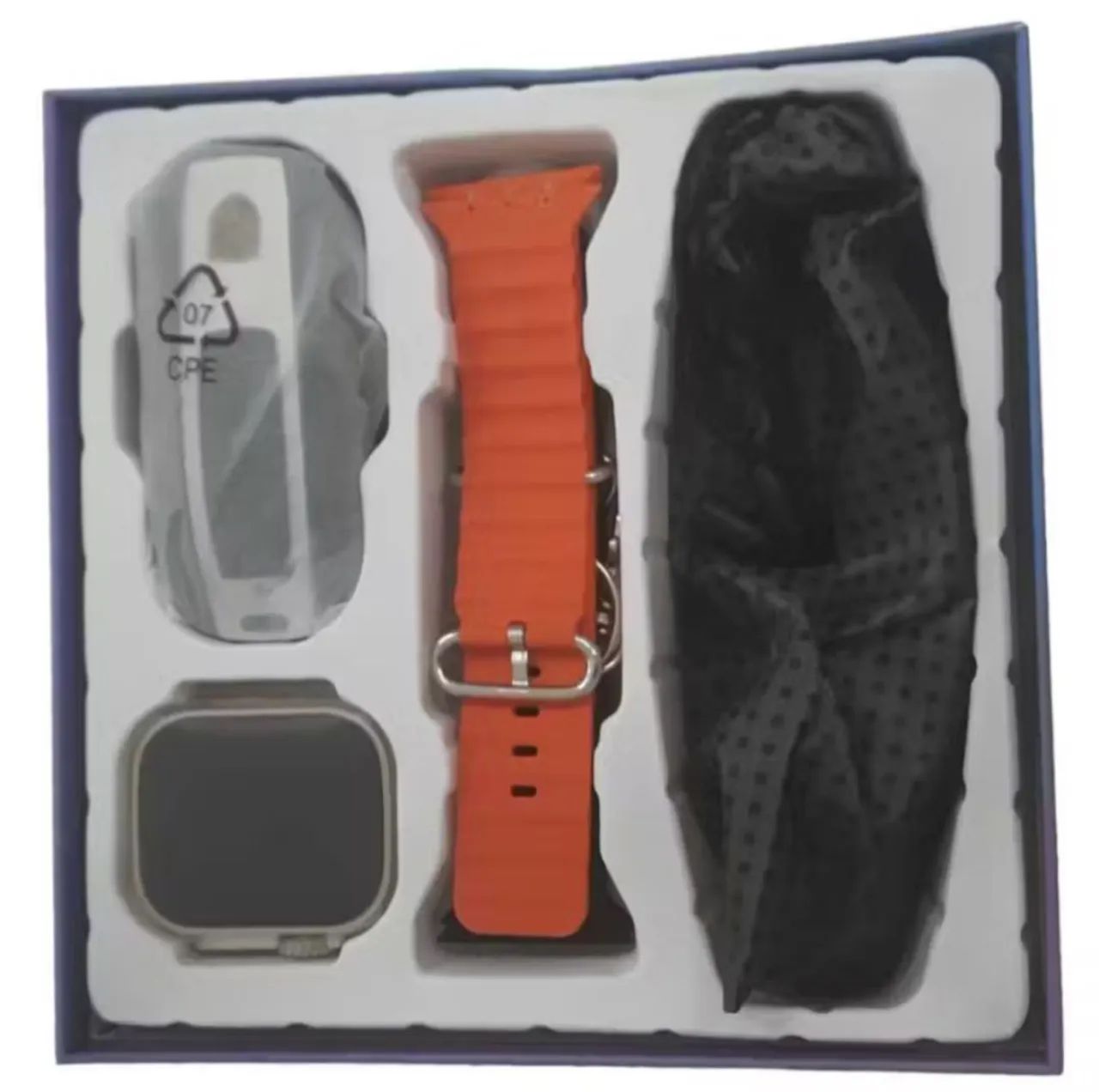 Relógio Smart Watch Ultra Feminino com Óculos Bluetooth + Power Bank - H12 - Foto 2