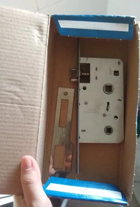 9 Fechaduras marca Soprano modelo Ícaro 40mm (somente a máquina, sem maçanetas ou acabamen