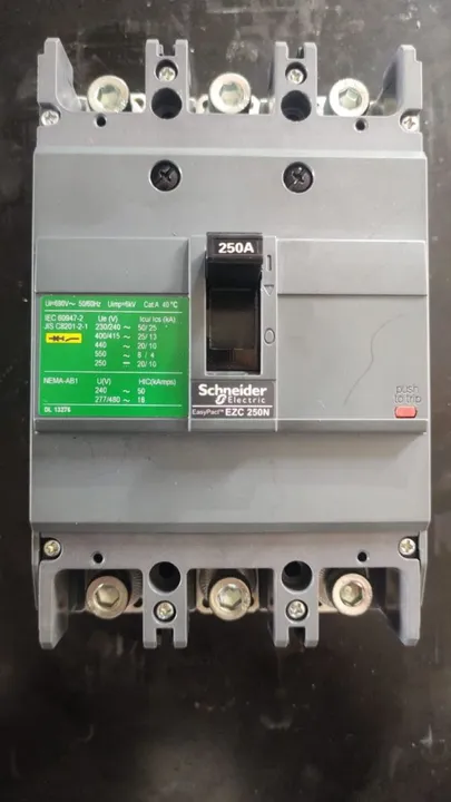 Disjuntor Schneider Tripolar Caixa Moldada 250a Easypact<br>