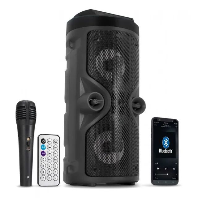 Caixa De Som Bluetooth Amplificada Ketchup KTS13 Usb Fm Usb Pen Drive Aux Karaokê Microfon
