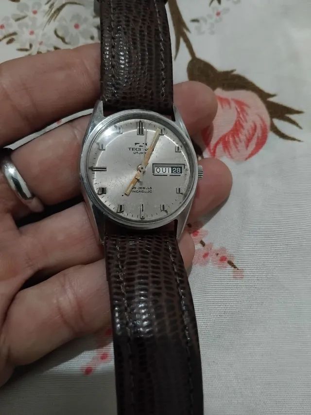 Relogio technos antigo Suíço em perfeito estado