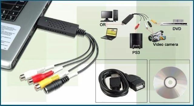 EasyCAP VHS to DVD Converter Device - Free Shipping64574076715649123