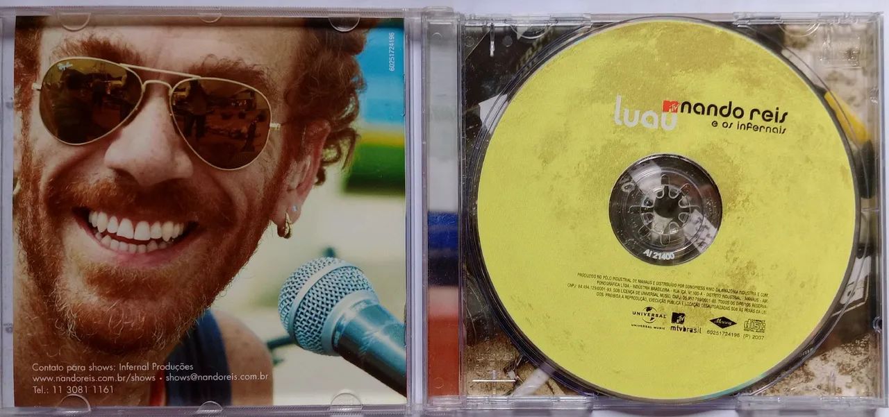 2 CDs Nando Reis e os Infernais e Biquíni Cavadão Remixes  - Foto 2