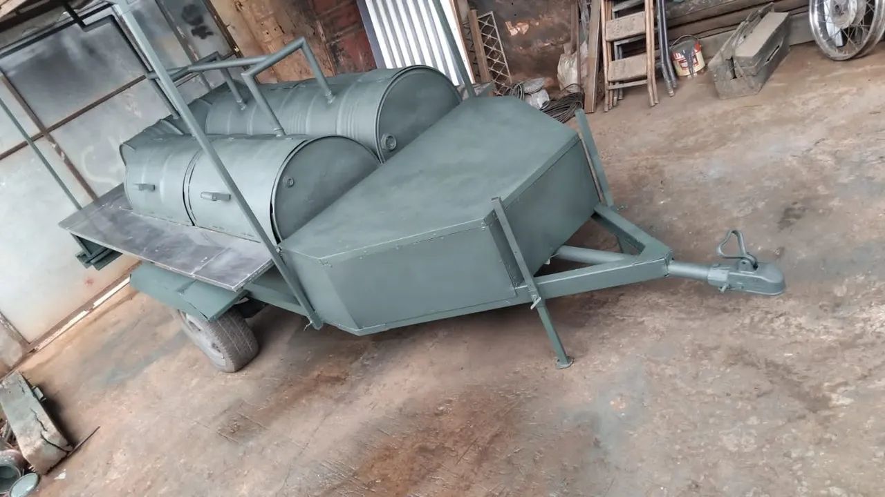 Churrasqueira  para frango e carne no bafo - Foto 3