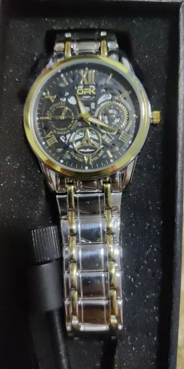 Relógio Masculino Elegante Com Movimento De Quartzo, Presente Ideal. - Foto 5