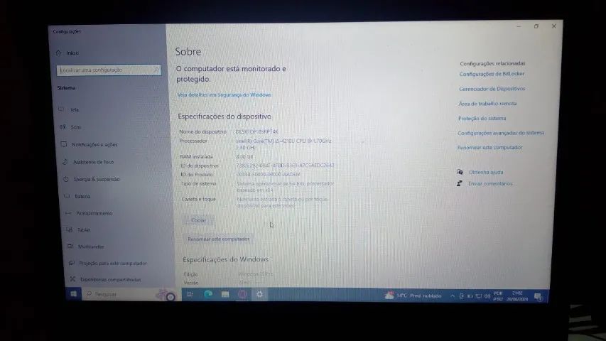 Notebook Dell Vostro 5470
