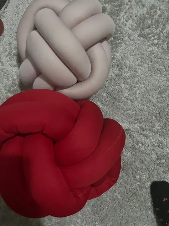 Almofadas decorativas em formato de nó - Foto 2