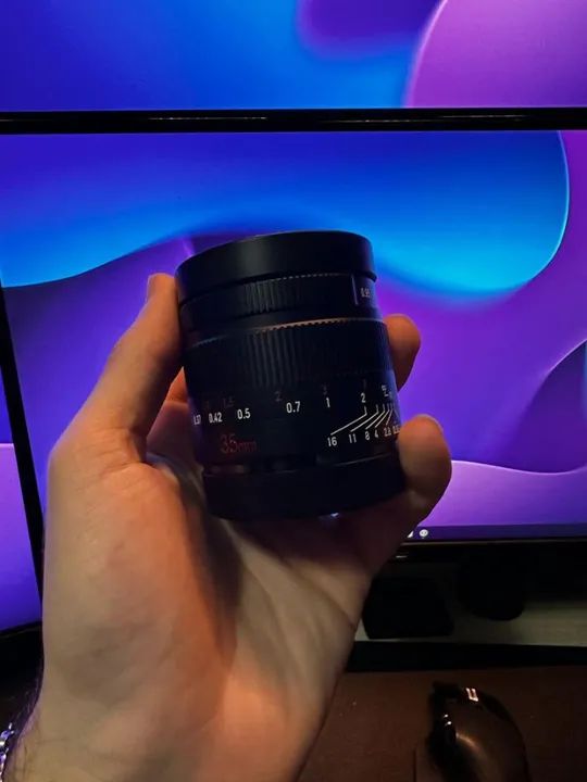 Lente 7artisans 35mm f0.95 Sony APS-C - Foto 3