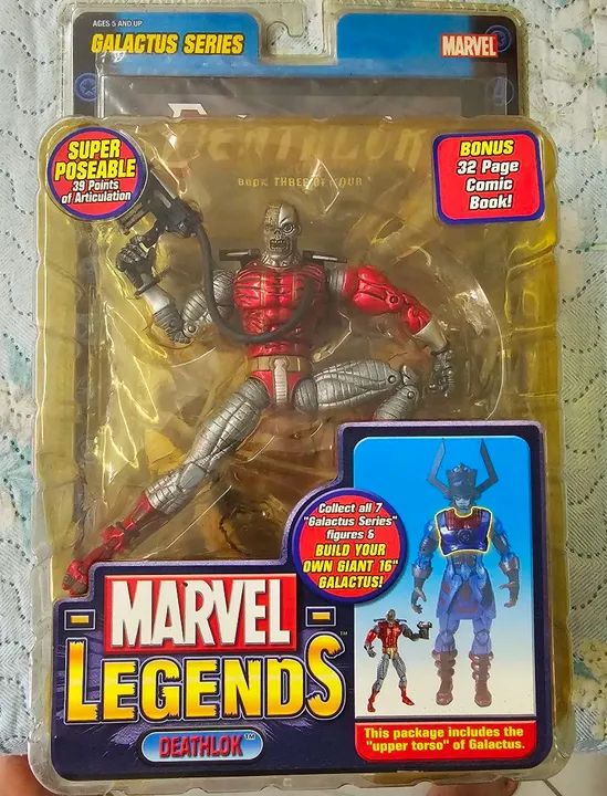Marvel Legends Deathlok Toybiz Série Galactus Lacrado