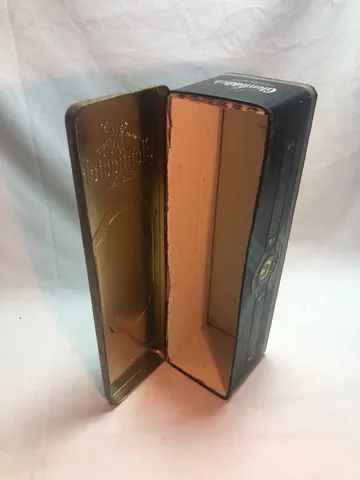 Lata Antiga Wisky Glenfiddich Pure Malt Preta  - Foto 3