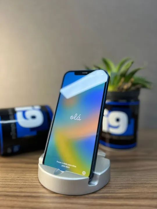 iPhone 12 64GB Cor Azul Seminovo, com garantia - Foto 2