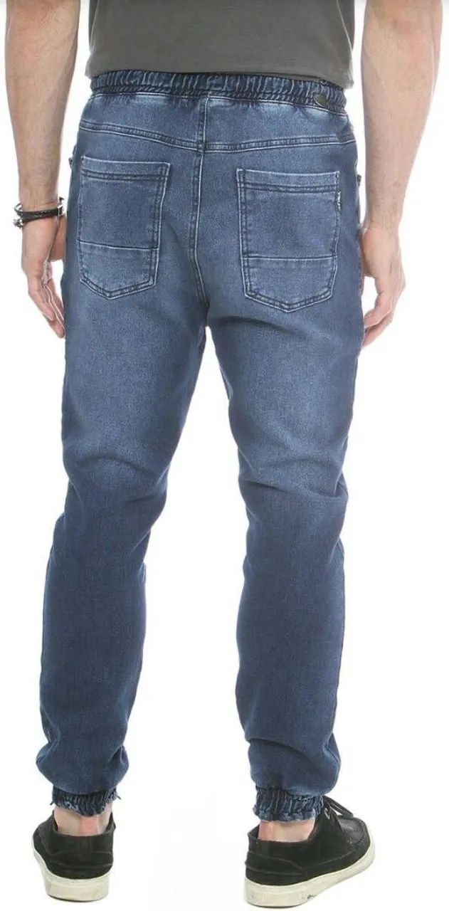 Calça Jeans Jogger Masculina - Index - Foto 4