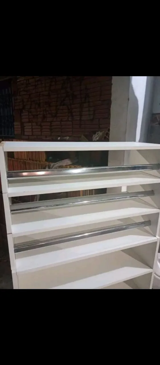 Arata Organizadora Branca com Prateleiras