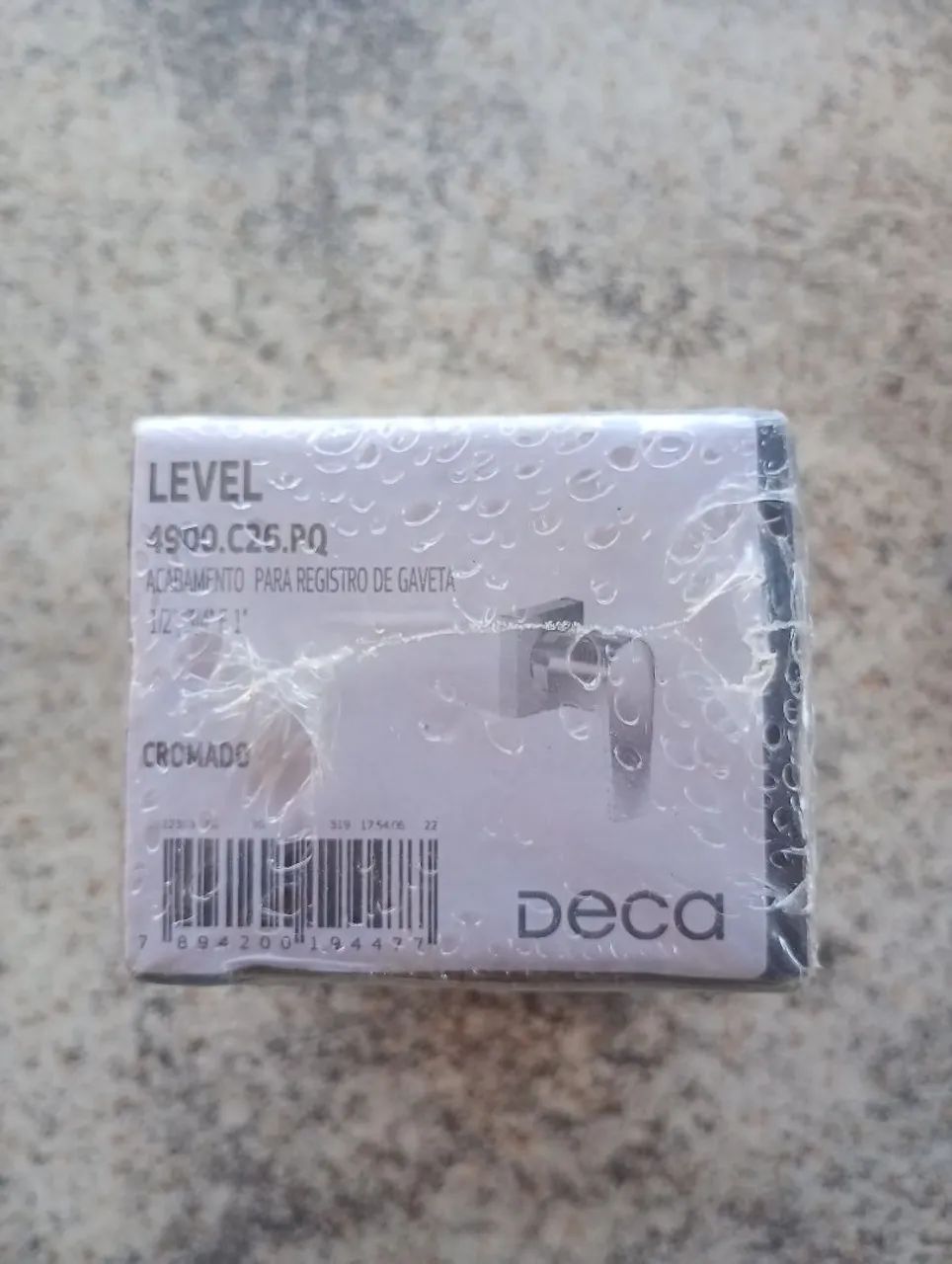 Acabamento p/ registro de gaveta level cromado  cód.4900.C26.PQ - Foto 4