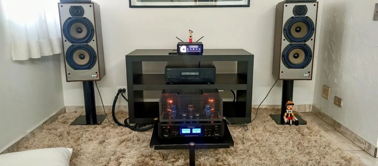 Amplificador Integrado Willsenton R800I com upgrade nas kt88.