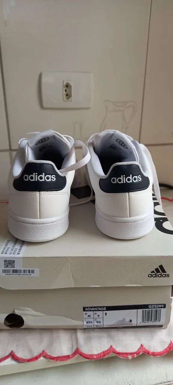 Tênis Adidas Advantage Original n° 41 usado uma vez - Foto 3