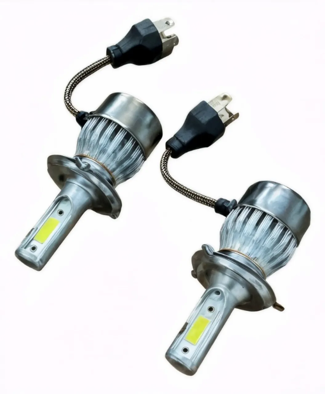 Par Led C6 6000k - H1/H7/H4/H11/HB4 + Instalação (Escolher Modelo)