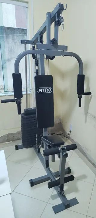 Estação De Musculação Com 80kg - FITT10 (Semi-Nova)
