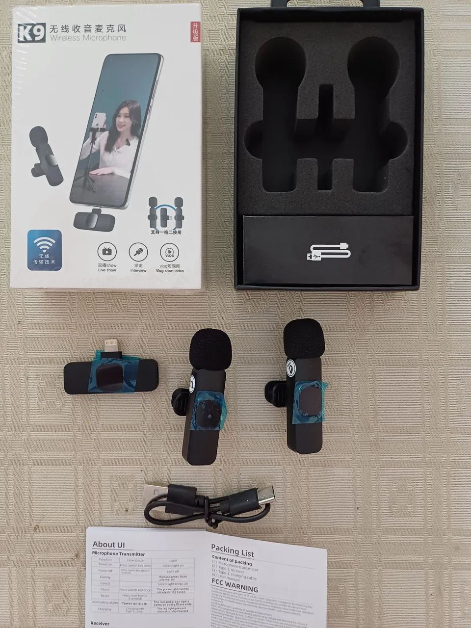 Microfone lapela Bluetooth  tipo C  - Foto 4