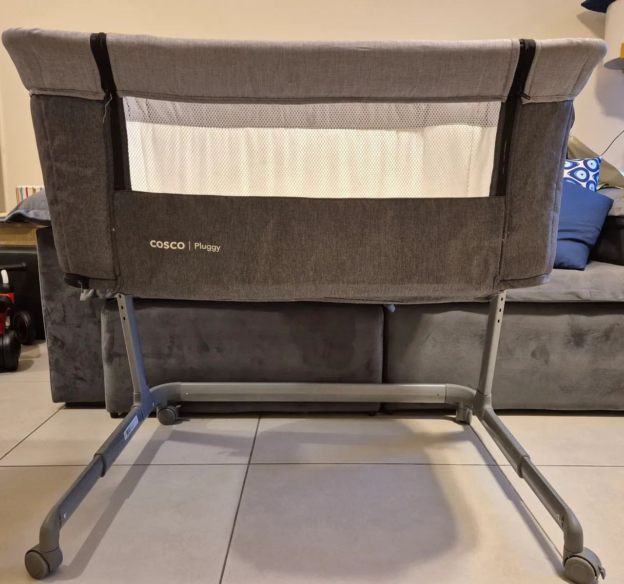 Berço Cosco Pluggy - Cinza