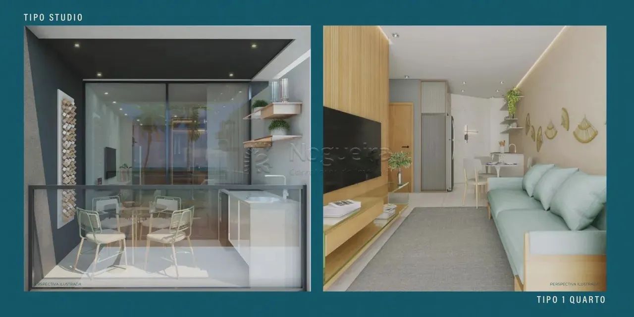 Repasse exclusivo no NoMar Beach: Flat beira-mar com 27m², lazer completo e portaria 24h - Foto 2