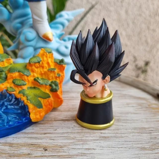 Estatua Super Vegetto Vs Super Buu Dragon Ball Z 32cm Edição Limitada Luxo Premium - Foto 3
