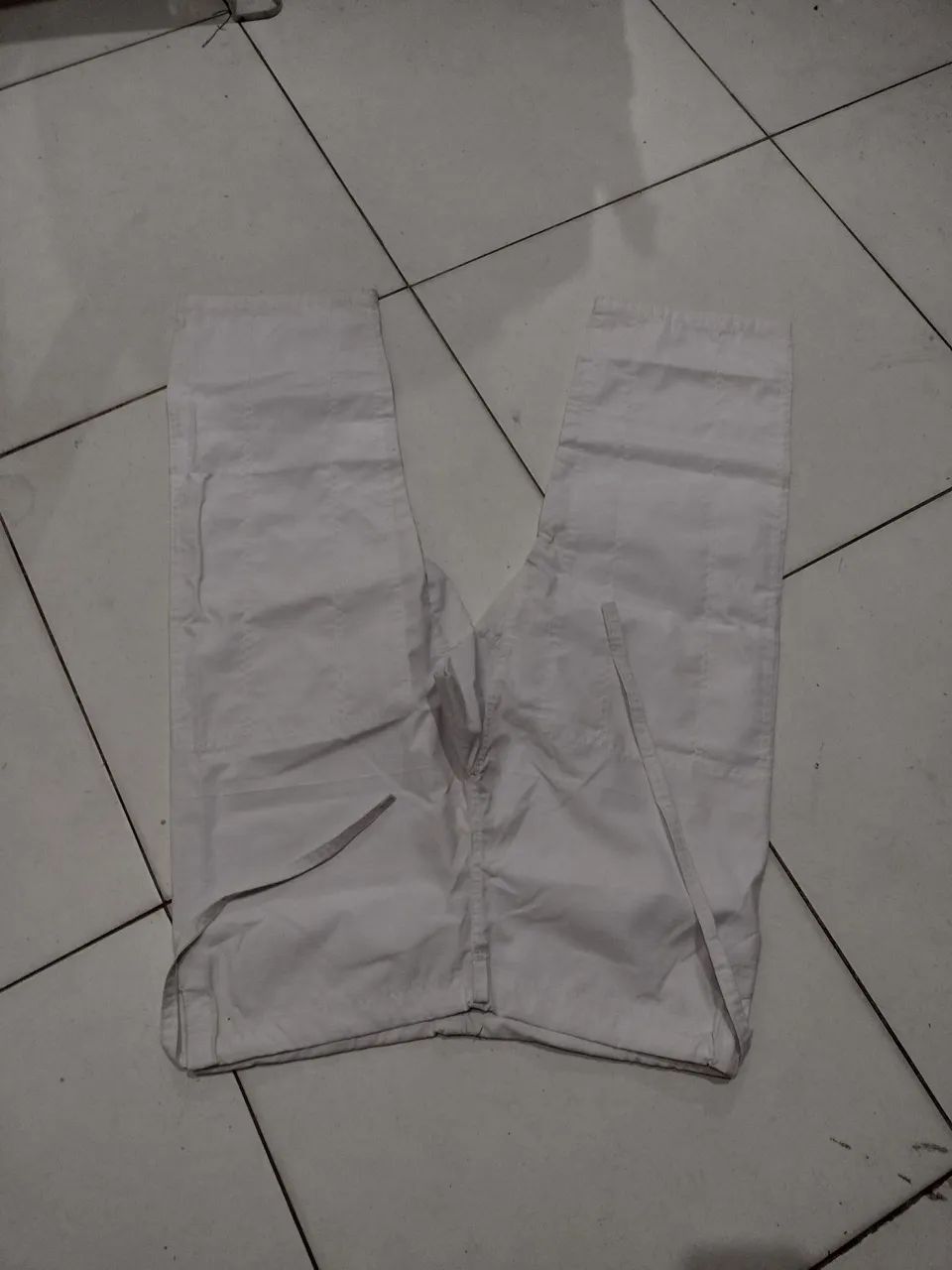 Calça de JiuJitsu A1 Azul e Branco modelo Atama - Foto 3