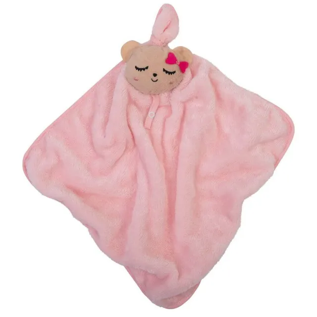 Naninha Microfibra Baby Joy Lisa Rosa
