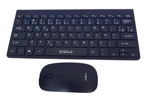 Teclado e Mouse Sem Fio - Novo
