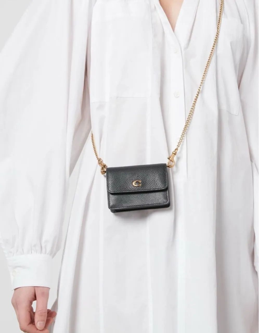 Bolsa Coach New York Mini Chain Bag - Foto 3