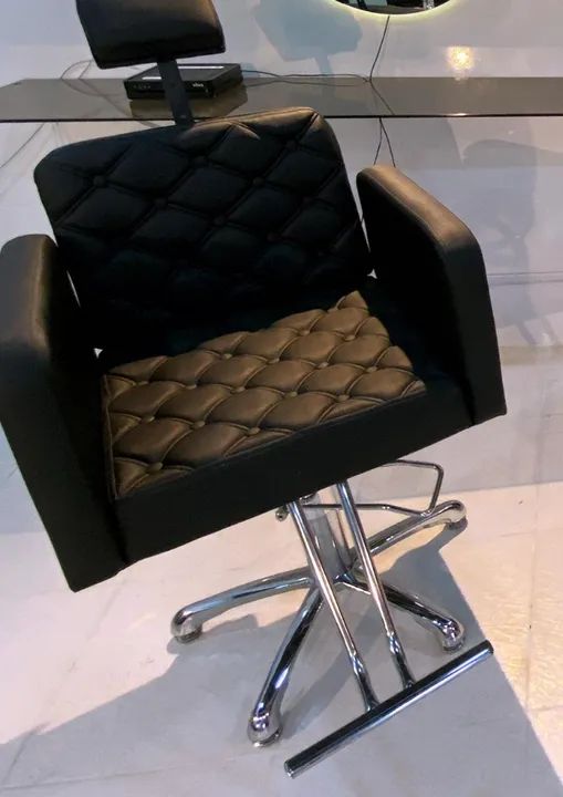 Kit 2 Cadeira Reclinável de Salão de Beleza / Barbearia (o par) - Foto 4
