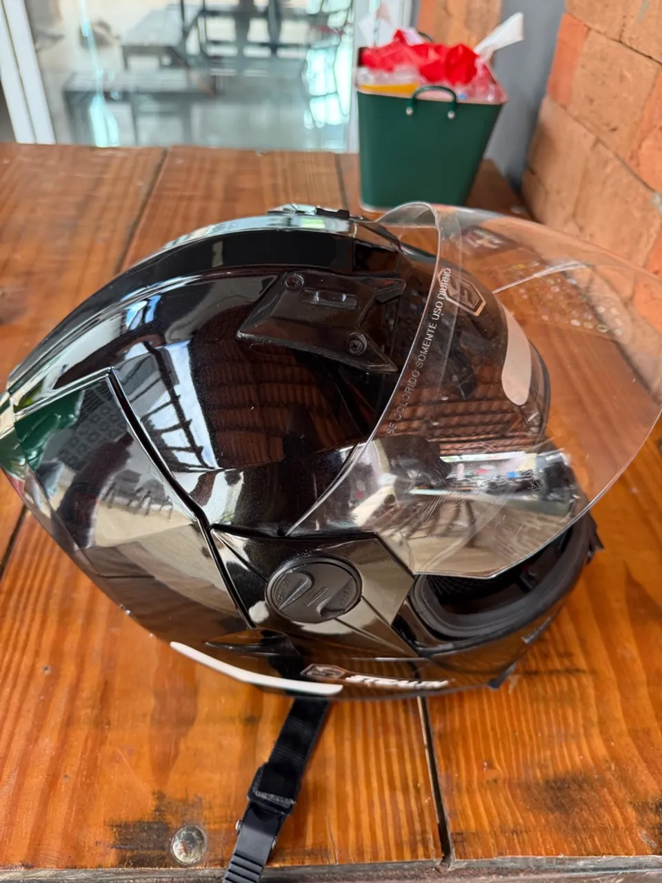 Capacete Moto Fechado Pro Tork Stealth Solid Brilhante Tam 58