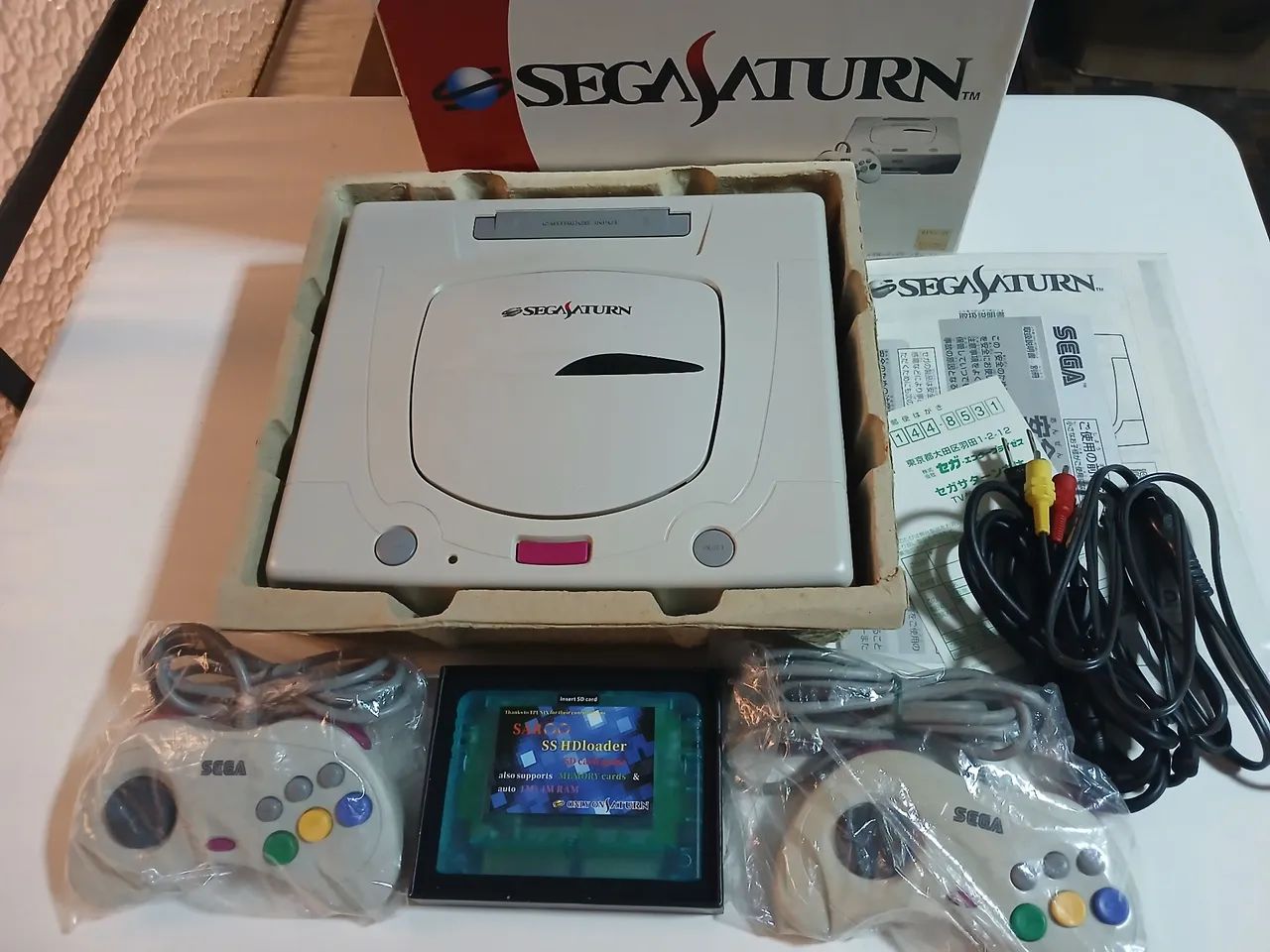 Sega Saturn Japonês CIB com Saroo