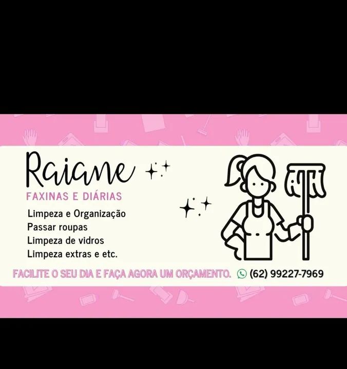 Faxineira - Raiane