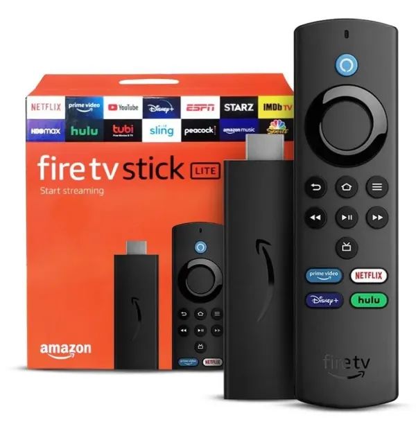 fire stick lite com alexa original *NOVO*