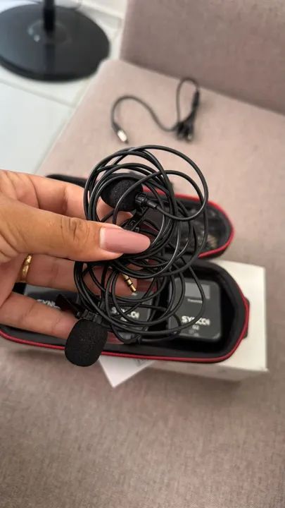 Microfone Lapela Duplo Synco G2 A2 - Foto 4
