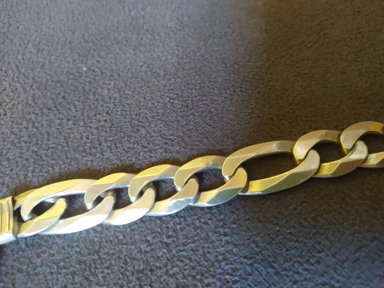 Pulseira de Prata Masculina - Corrente Grosso - Foto 3