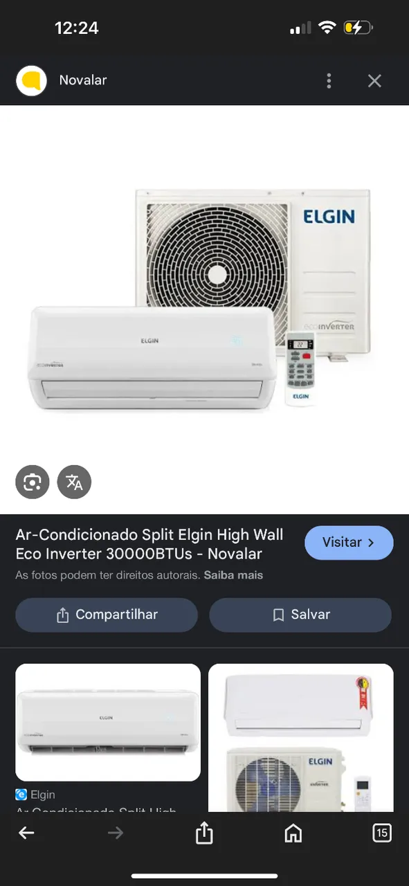 Ar condicionado 30000 btus inverter novo zero na caixa