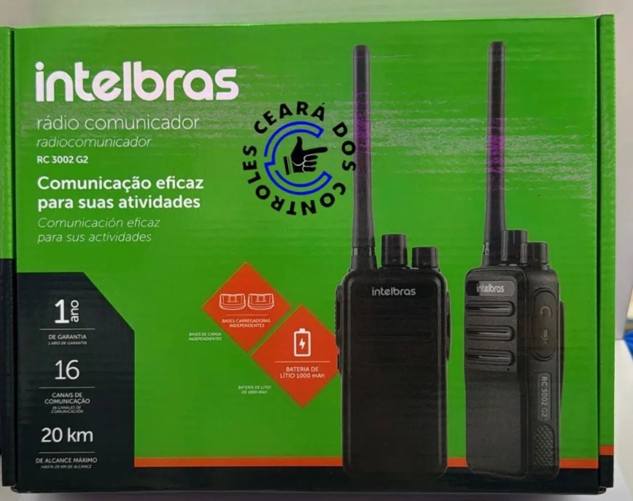 Rádio Comunicador Intelbras RC 3002 G2 - Novo - Foto 4